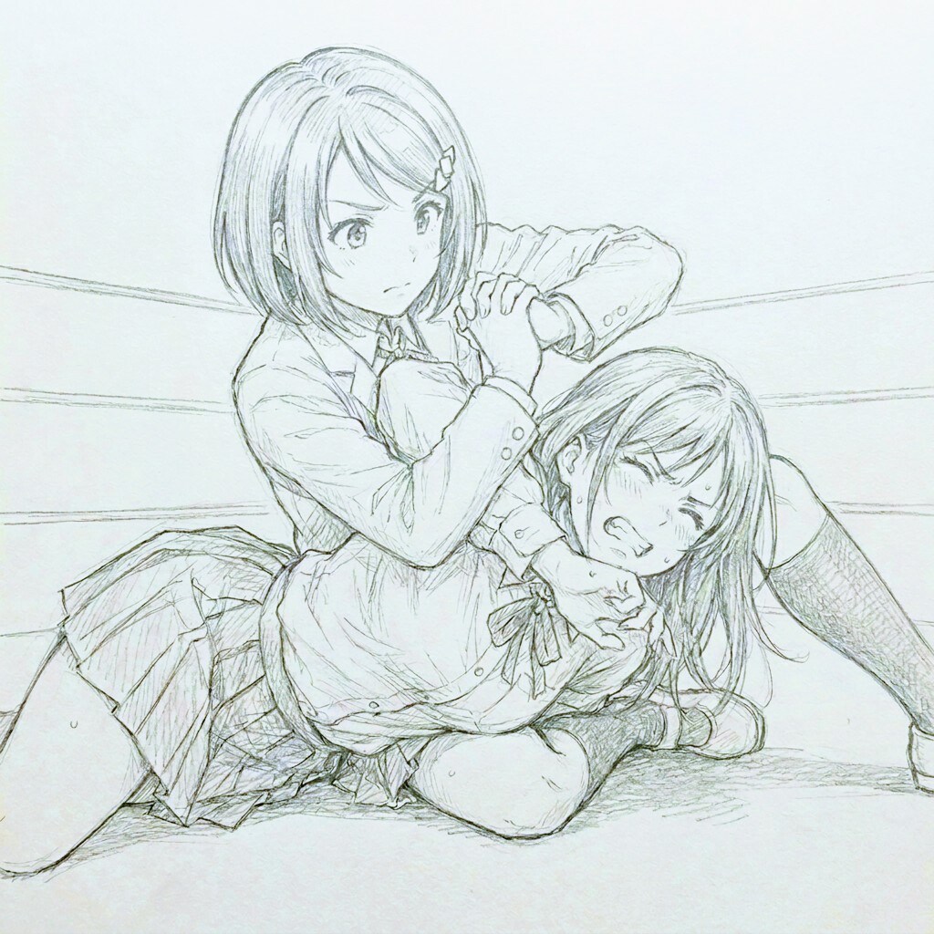 JKプロレス(師走○翁先生オマージュ)