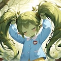 盆栽の真似をするロリアードちゃん 5枚目
