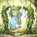 盆栽の真似をするロリアードちゃん 7枚目