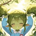 盆栽の真似をするロリアードちゃん 12枚目