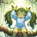 盆栽の真似をするロリアードちゃん 6枚目