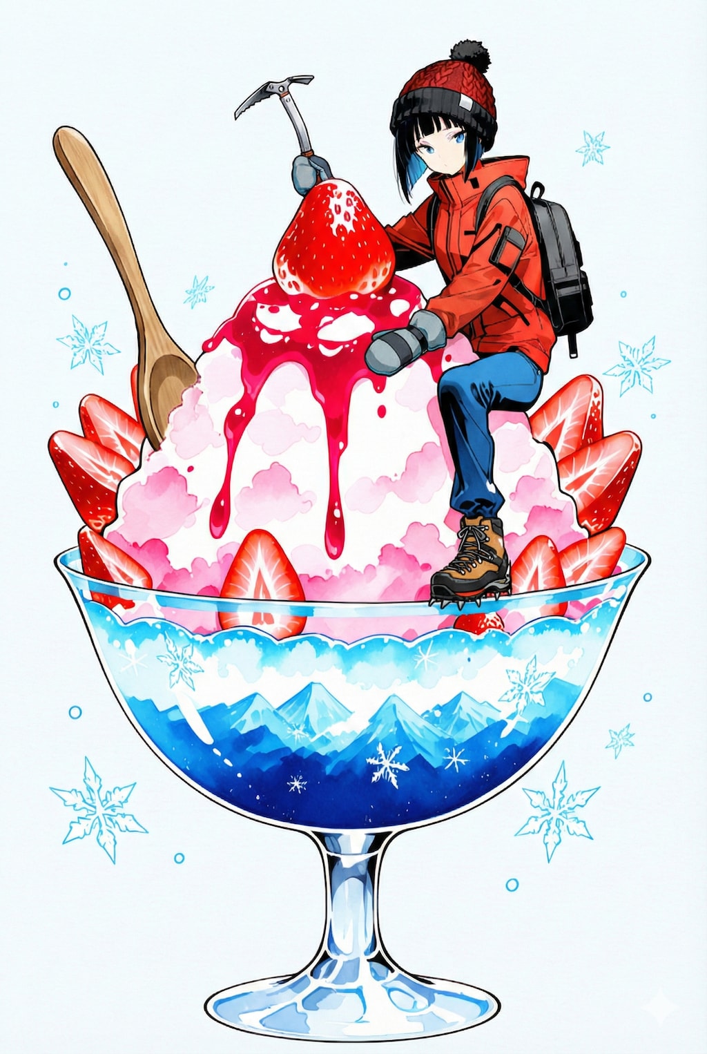 PHOENIXで雪山登山