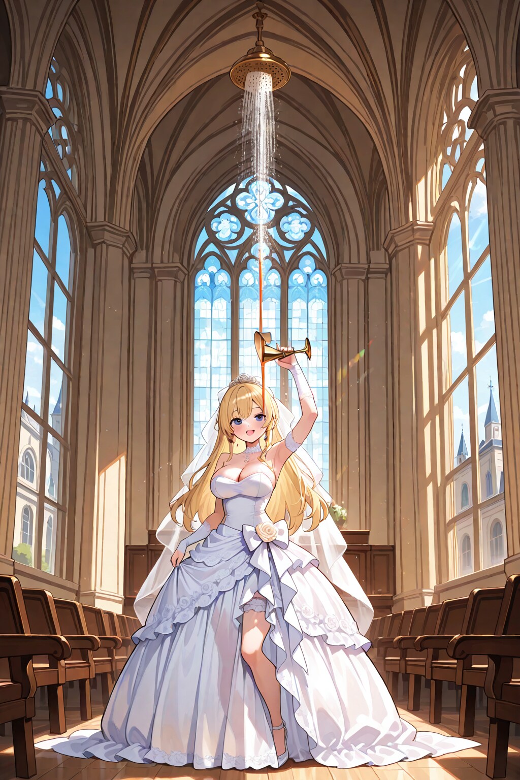 LILYで金髪さんジューンブライド