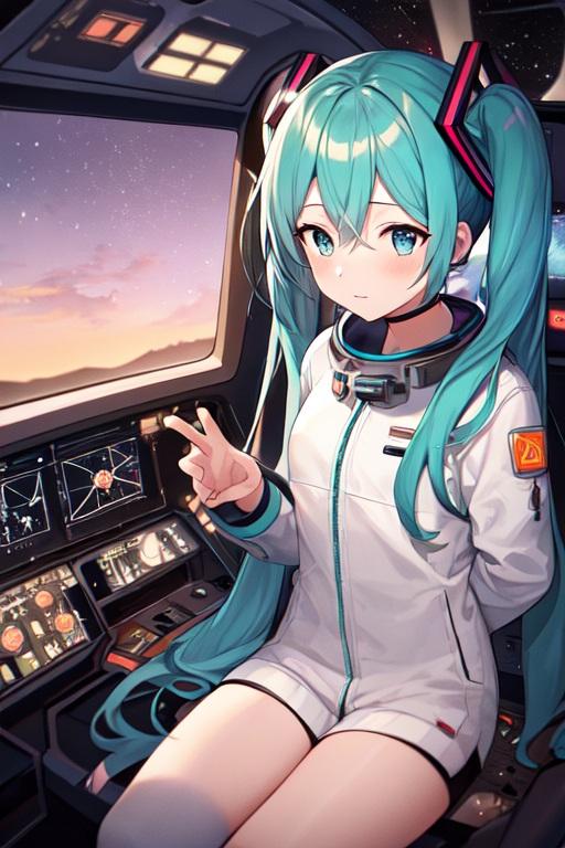 宇宙船　PixAI