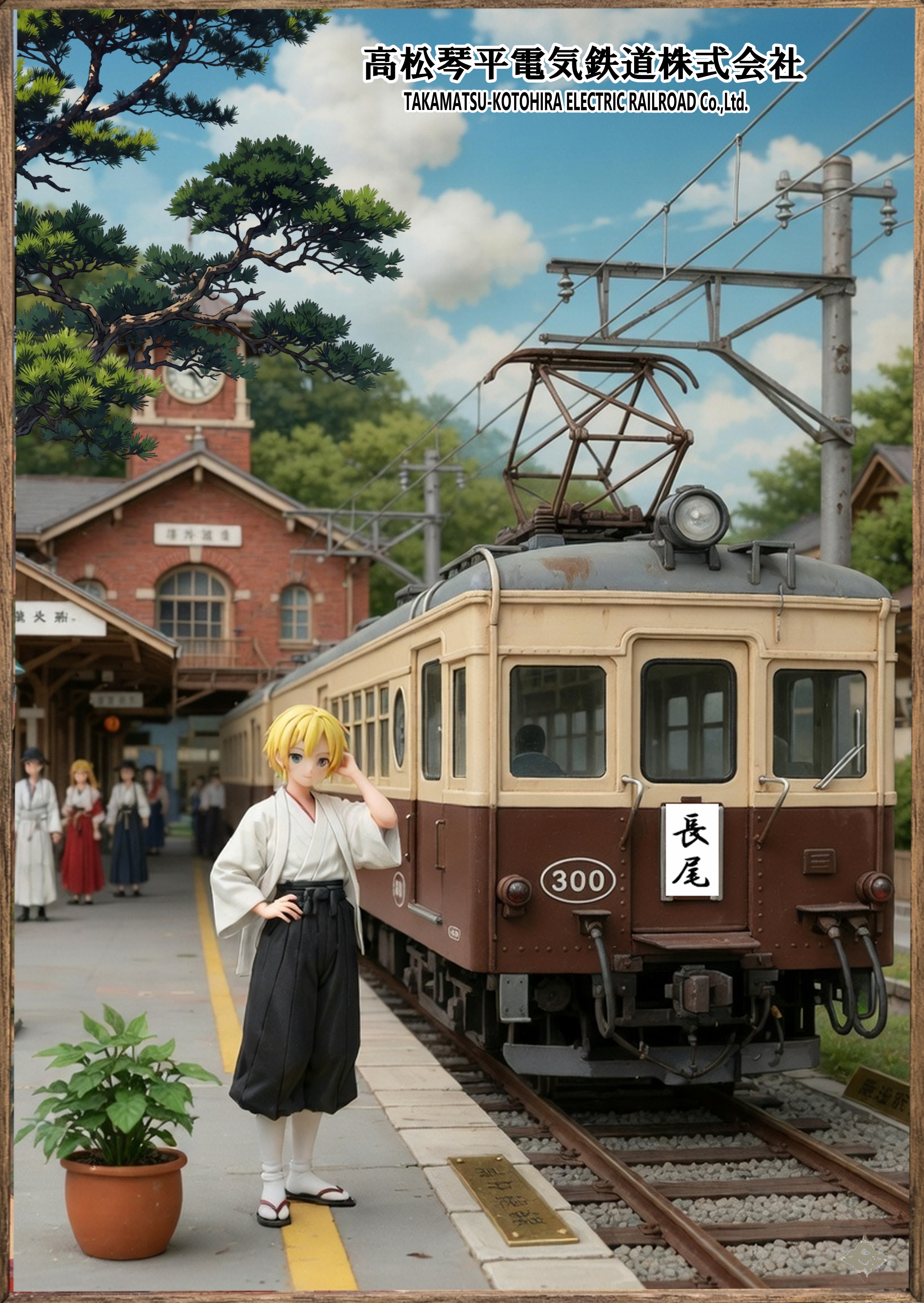 琴電その❶ | の人気AIイラスト・グラビア