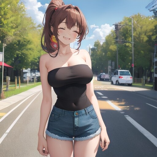 ストラップレスの少女