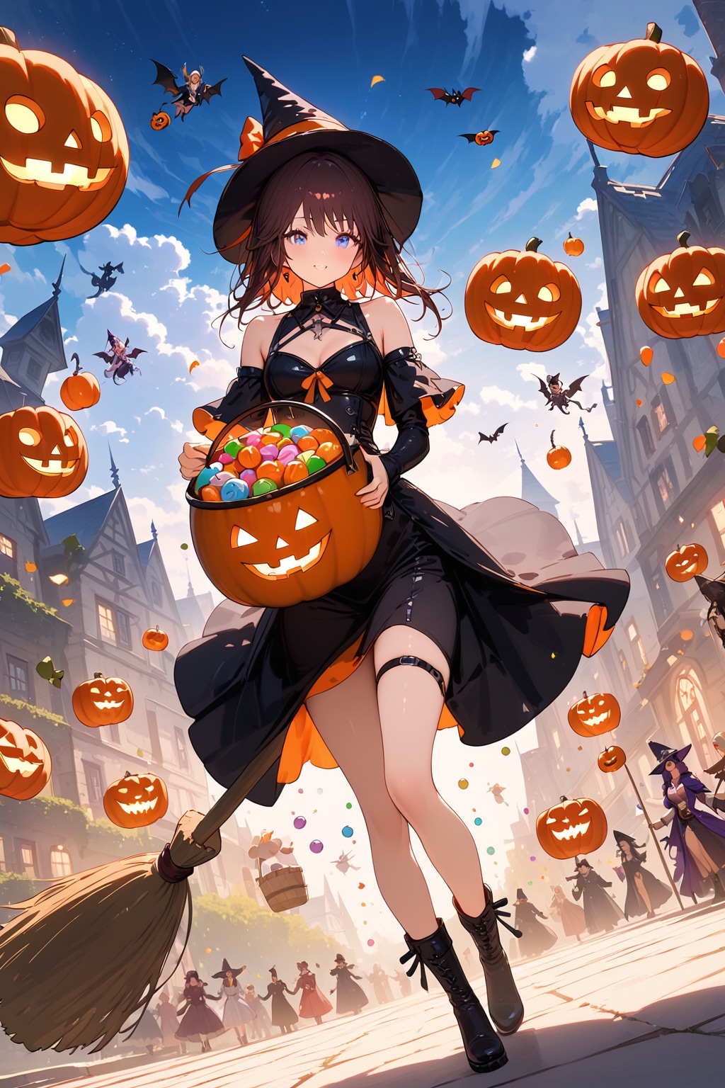 ハロウィンの魔女