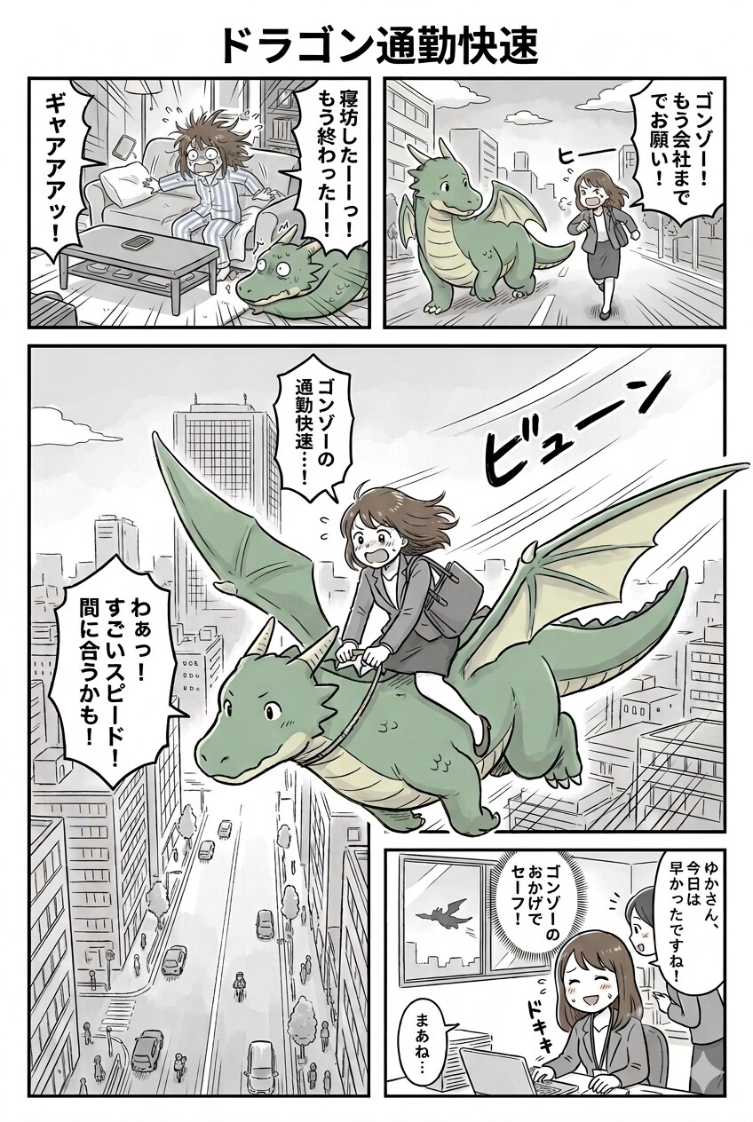 ゆかさんとドラゴンのゴンゾー