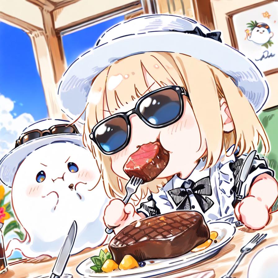 グラサンキメて、肉と酒をキメる🥩🥃