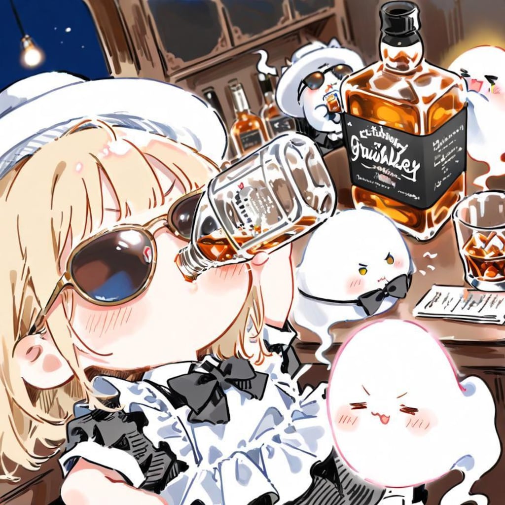 グラサンキメて、肉と酒をキメる🥩🥃