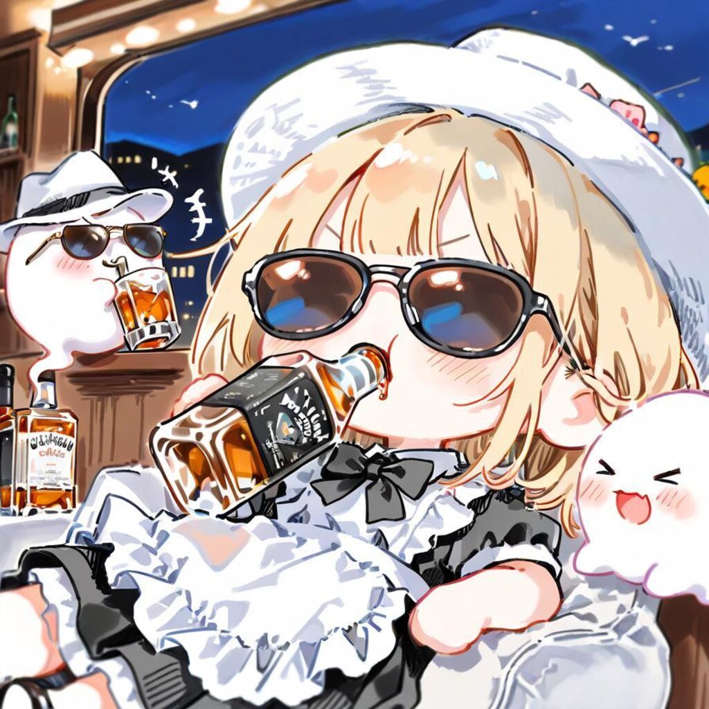 グラサンキメて、肉と酒をキメる🥩🥃