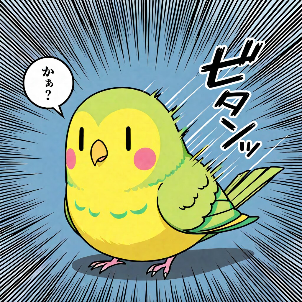 久しぶりに喋るインコ亜種