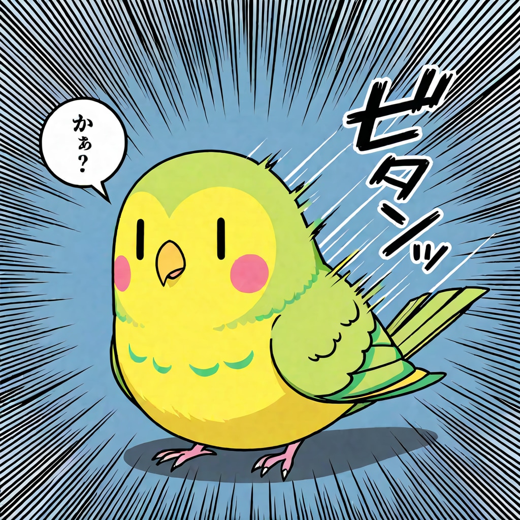久しぶりに喋るインコ亜種