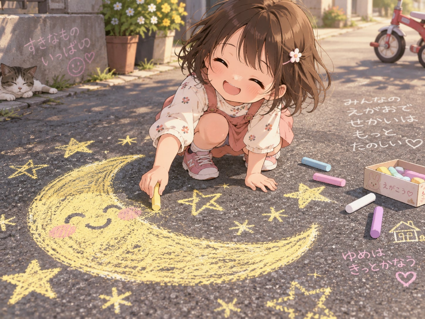 041 おつきさまー！ by ChatGPT | の人気AIイラスト・グラビア