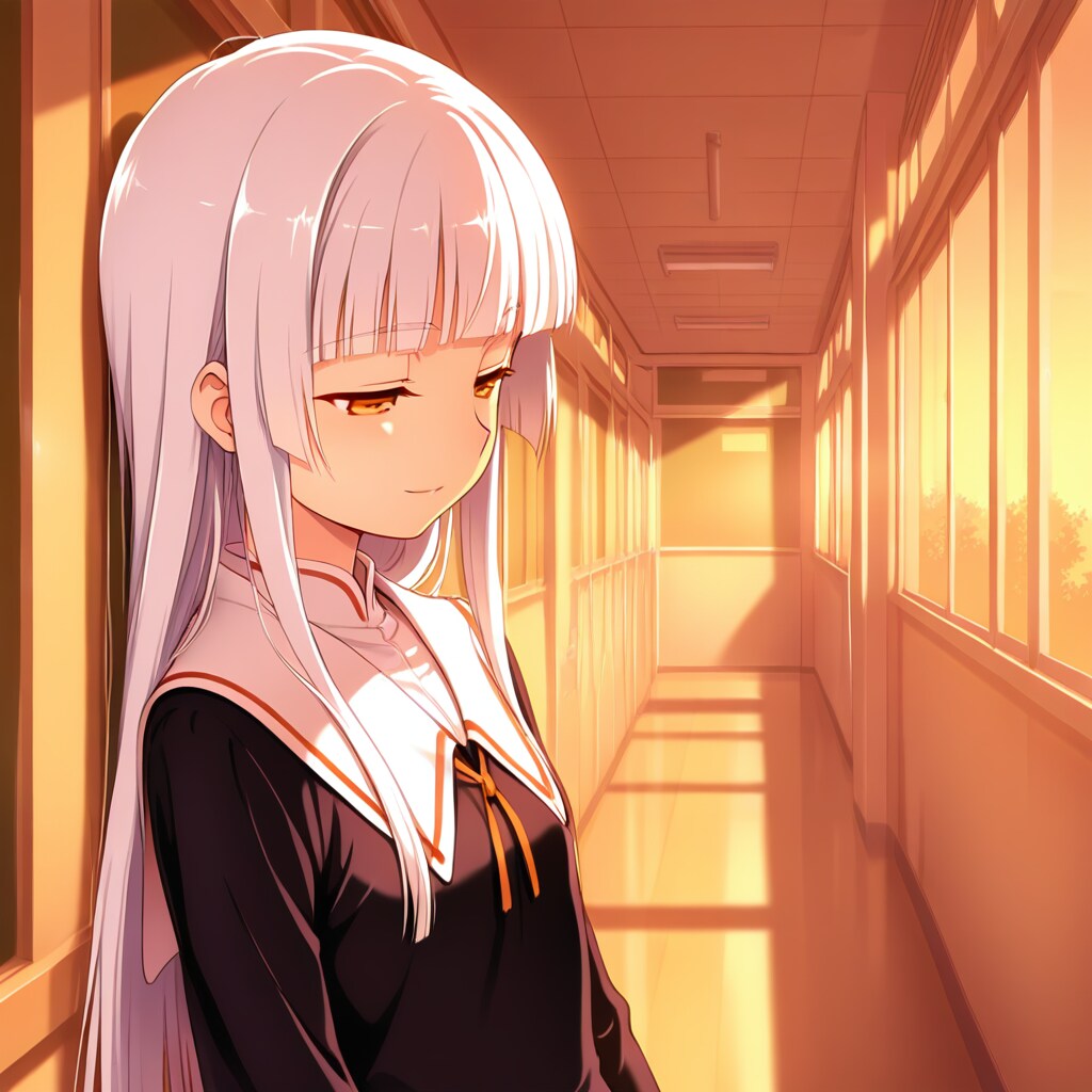 少女は黄昏に何を想う