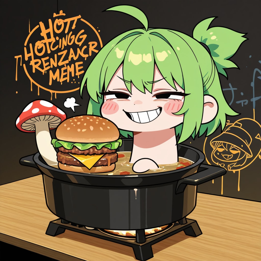 緑髪のキノコ？