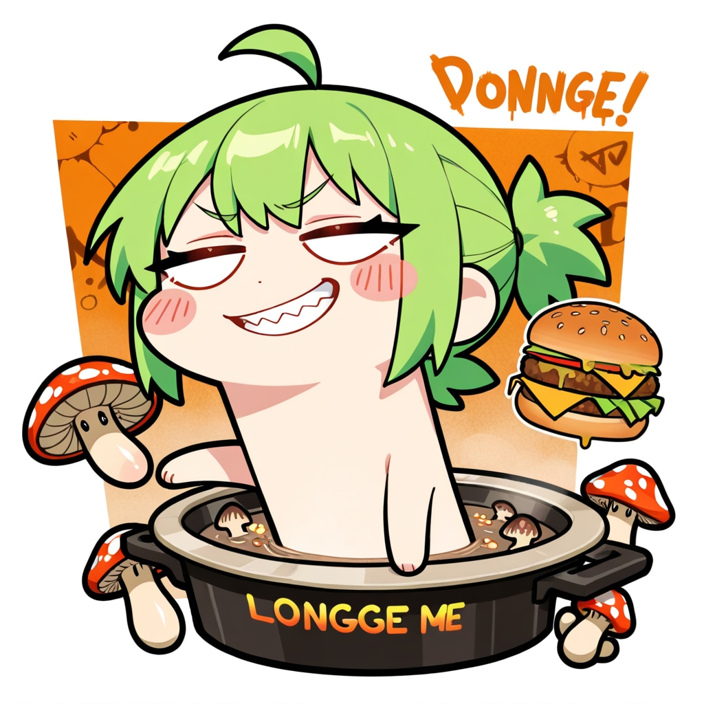 緑髪のキノコ？
