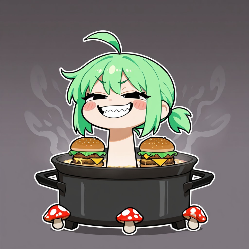 緑髪のキノコ？