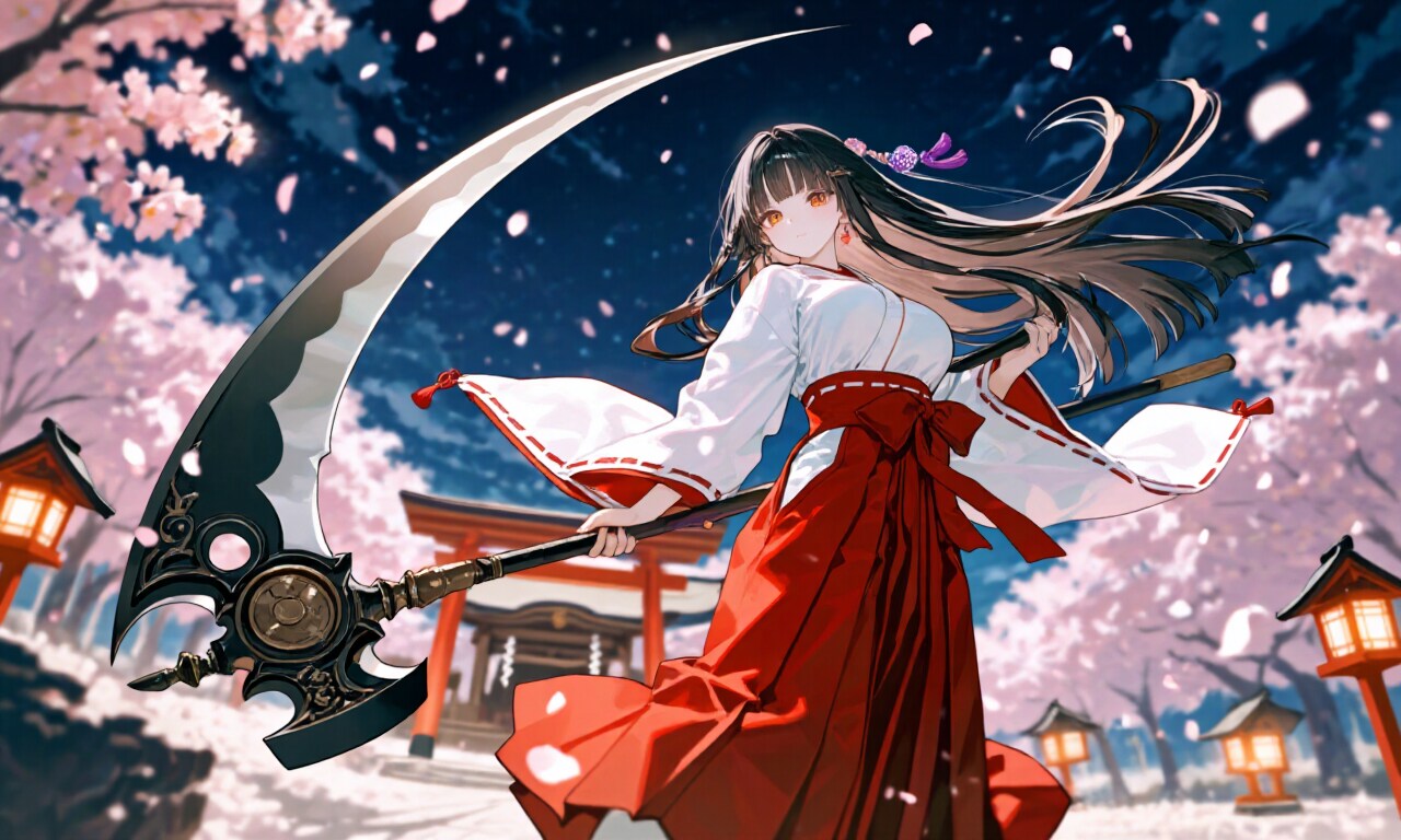 大鎌女子 | の人気AIイラスト・グラビア