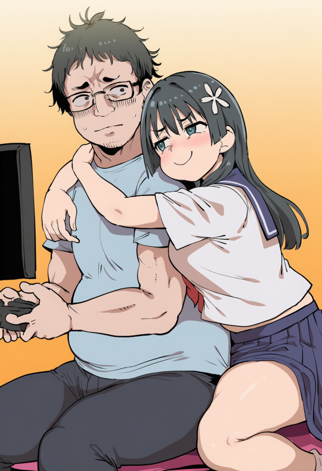 オタクに好き好き女の子