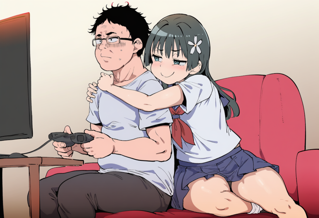 オタクに好き好き女の子