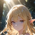 水浴びエルフ 4枚目
