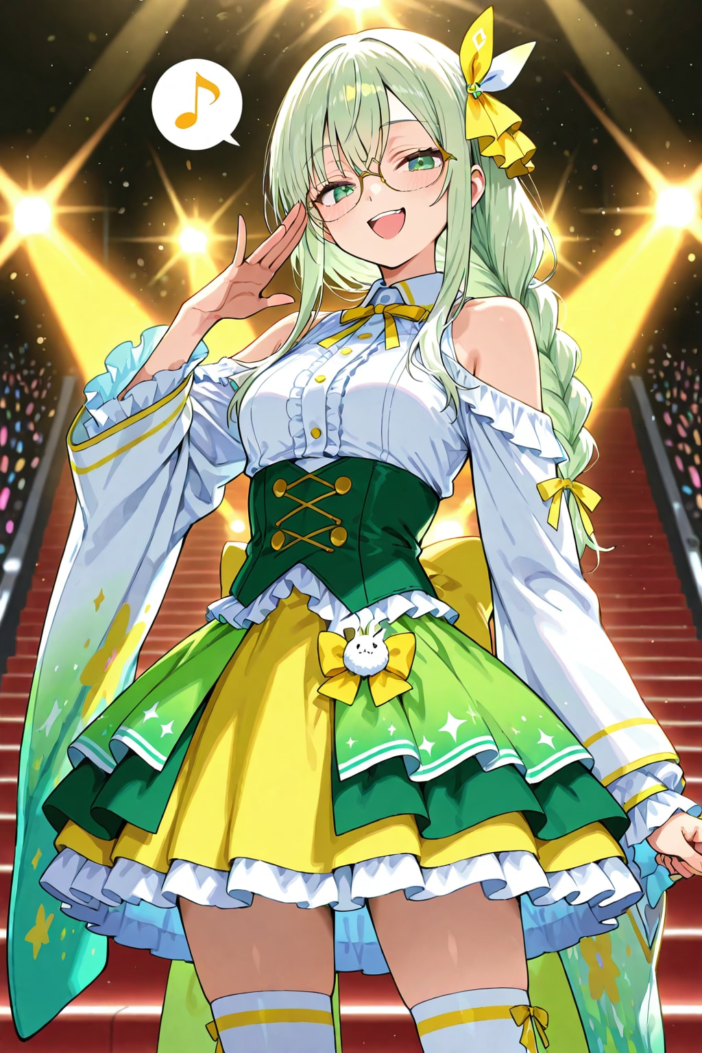 クイズコーナーときみどりちゃん