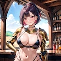 巨乳ビキニアーマー 4枚目