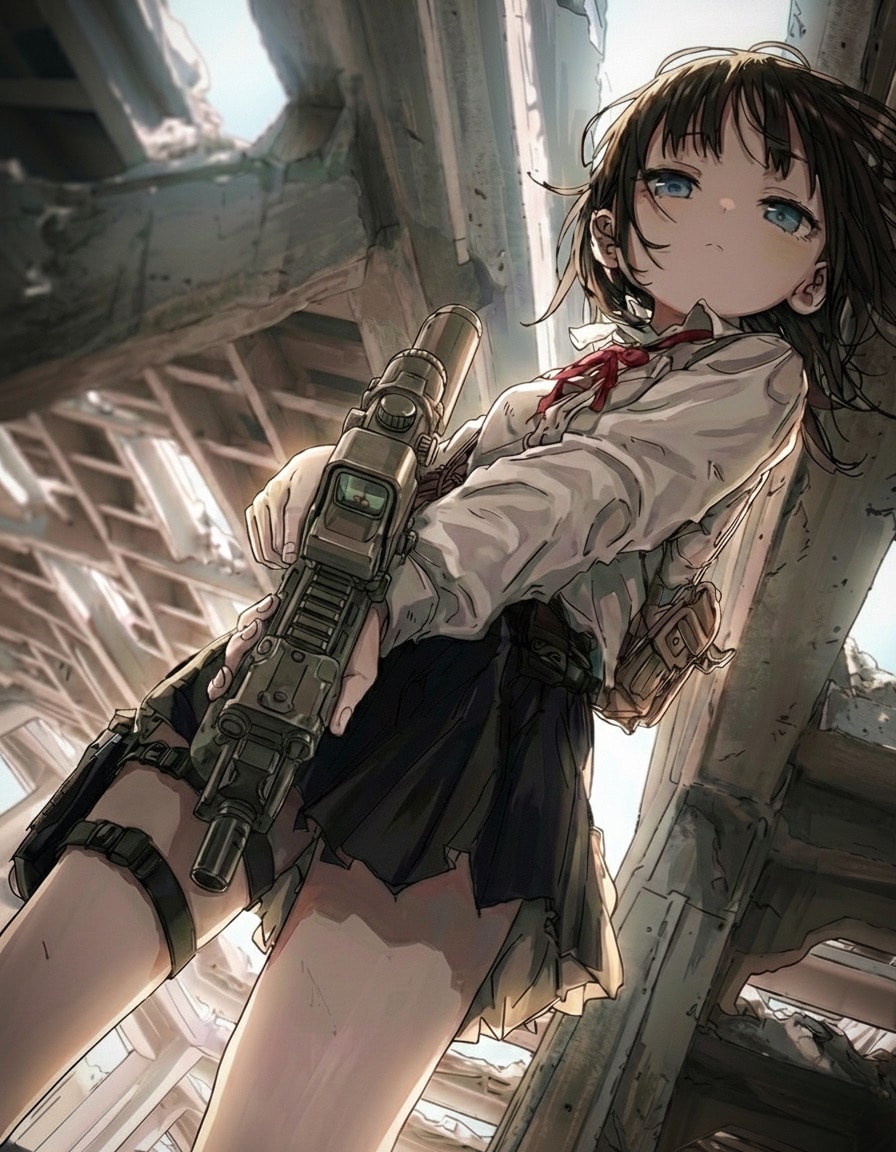 放課後サバイバル | の人気AIイラスト・グラビア