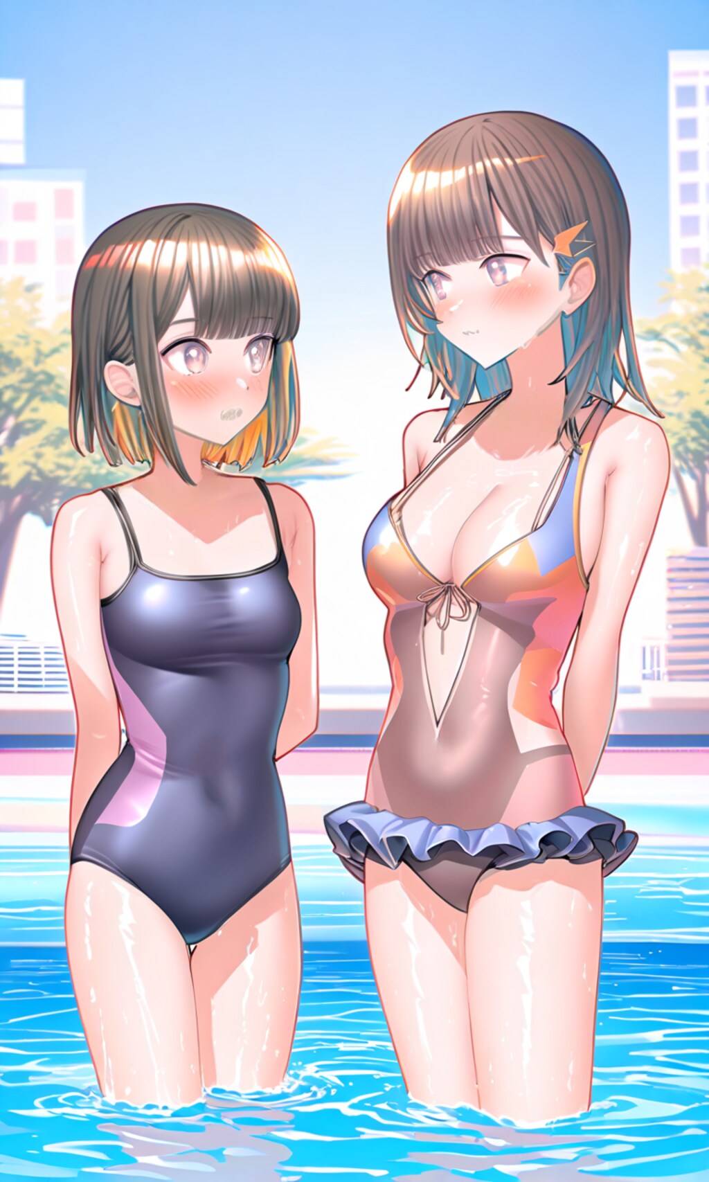 競泳水着お試し②