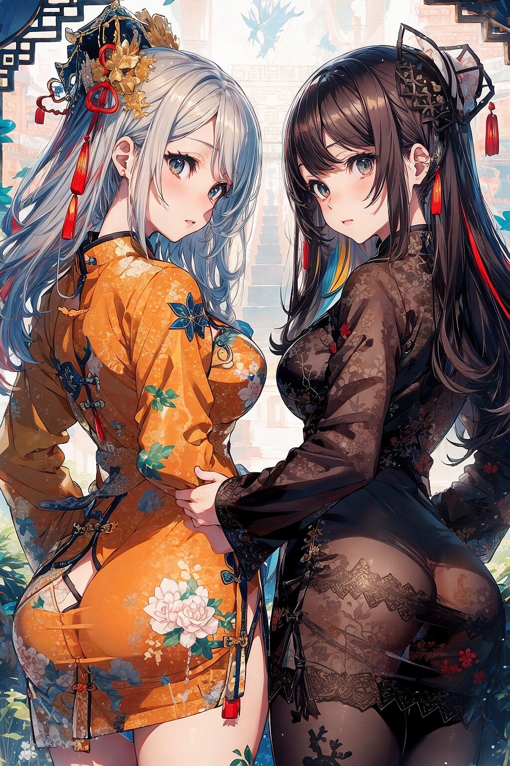 チャイナドレスちゃんズW