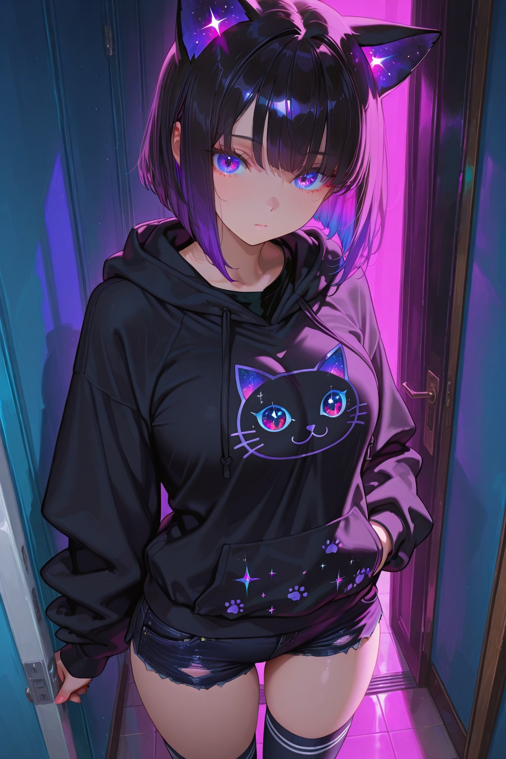 紫色が似合う女の子49