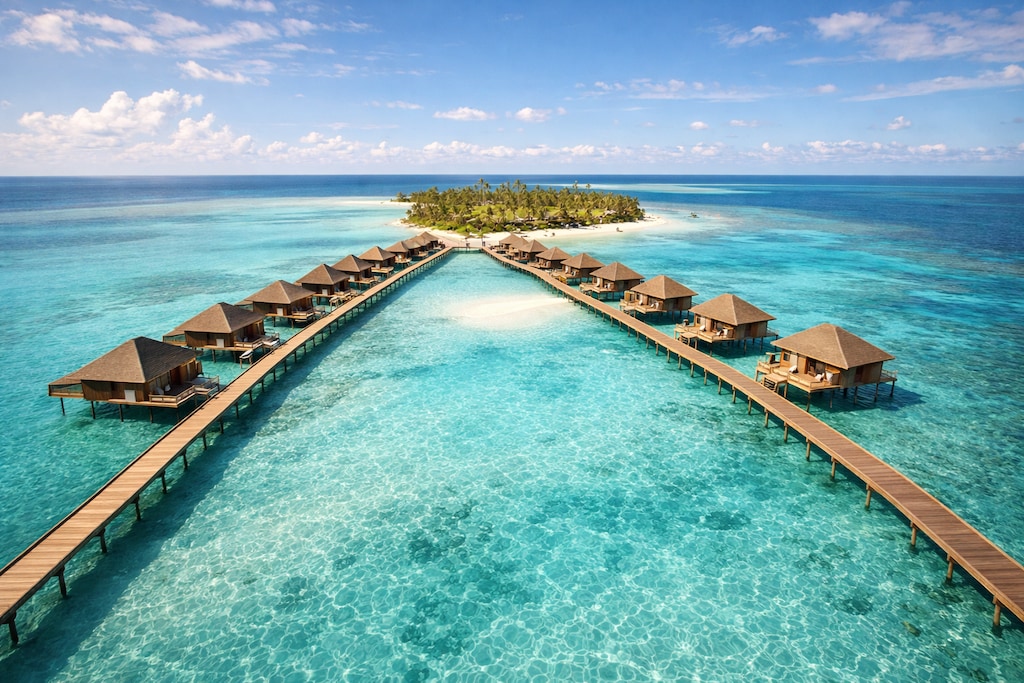 モルディブ水上ヴィラ