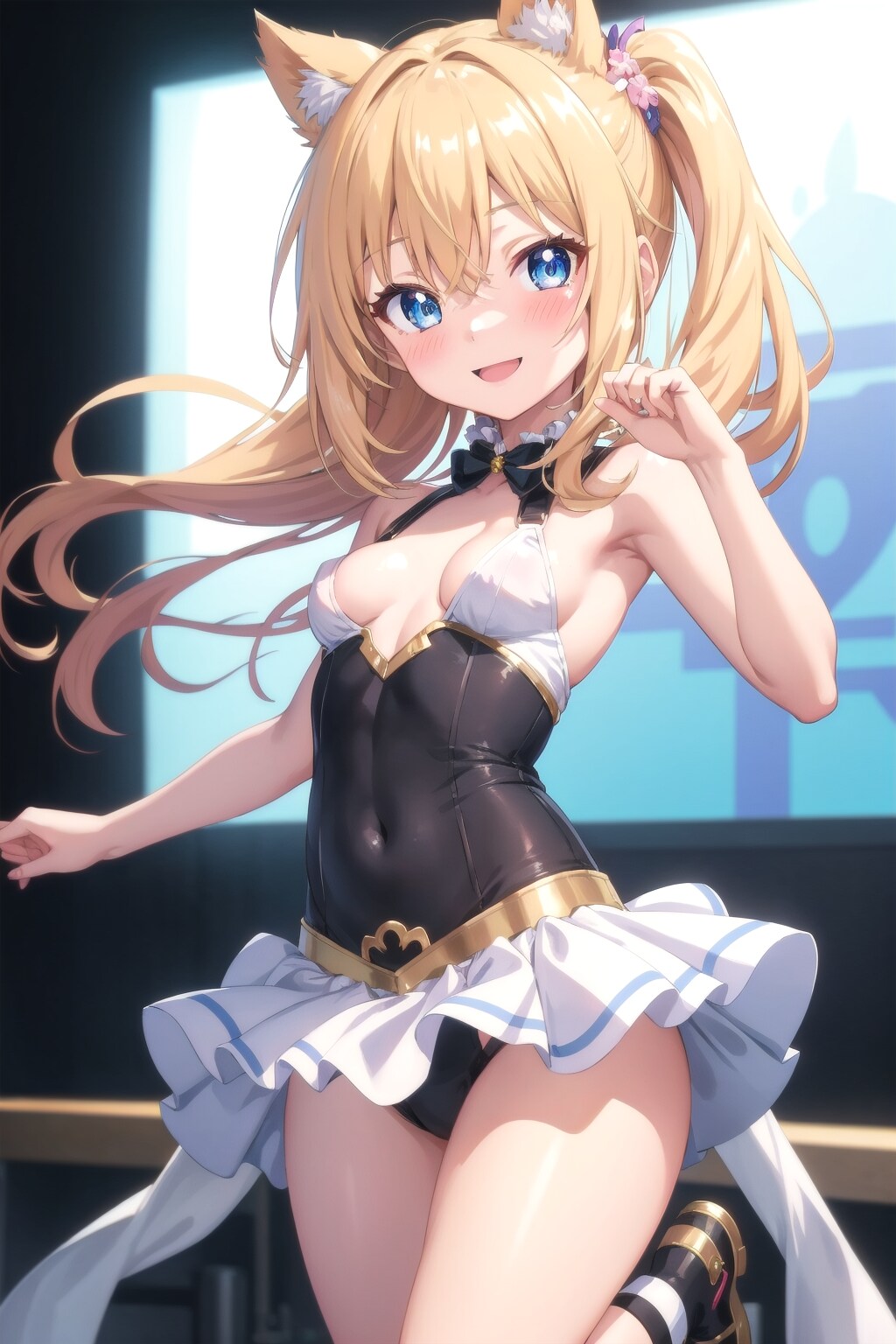 アイドルコスな金髪ちゃん