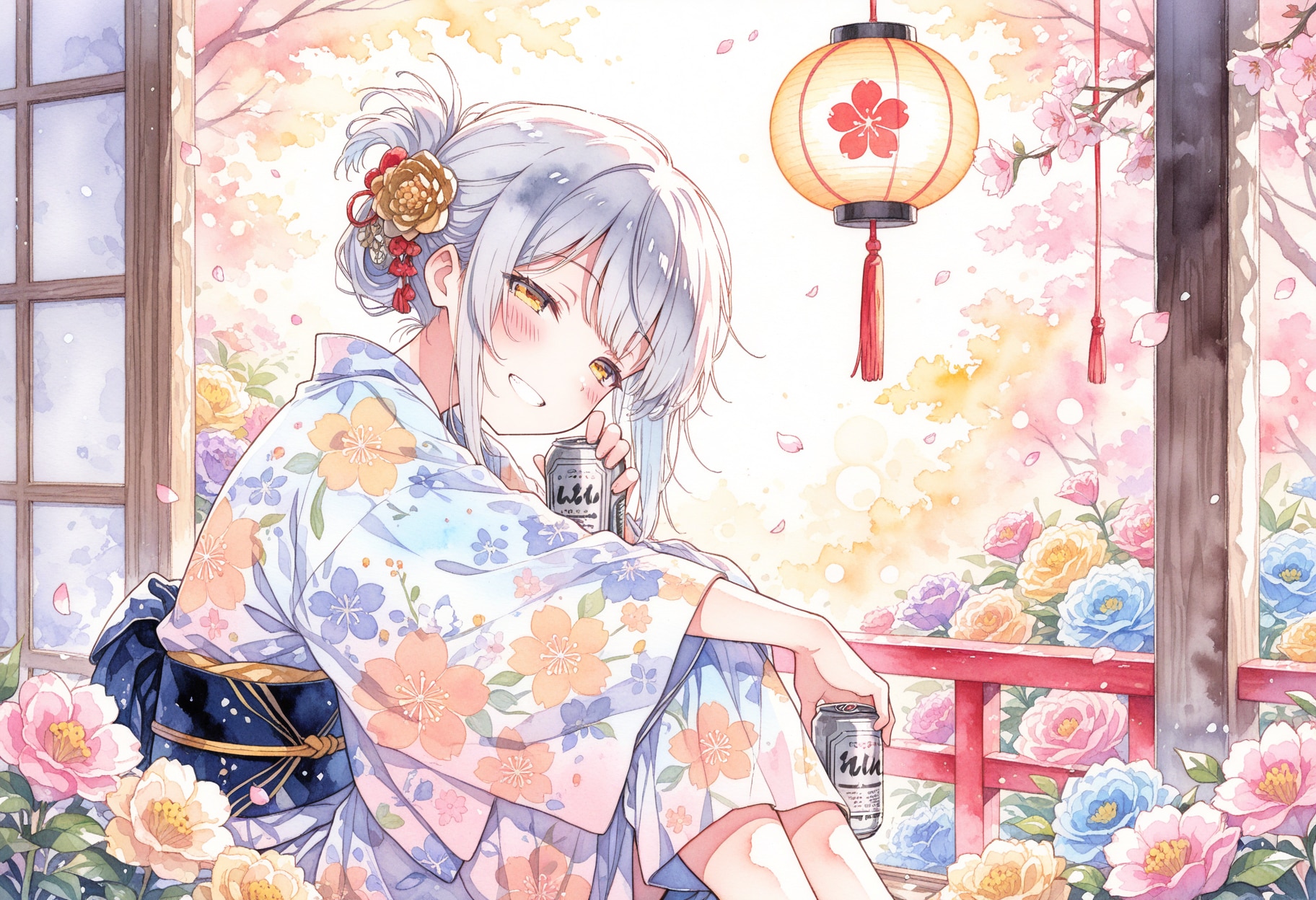 看板娘　flowers | の人気AIイラスト・グラビア