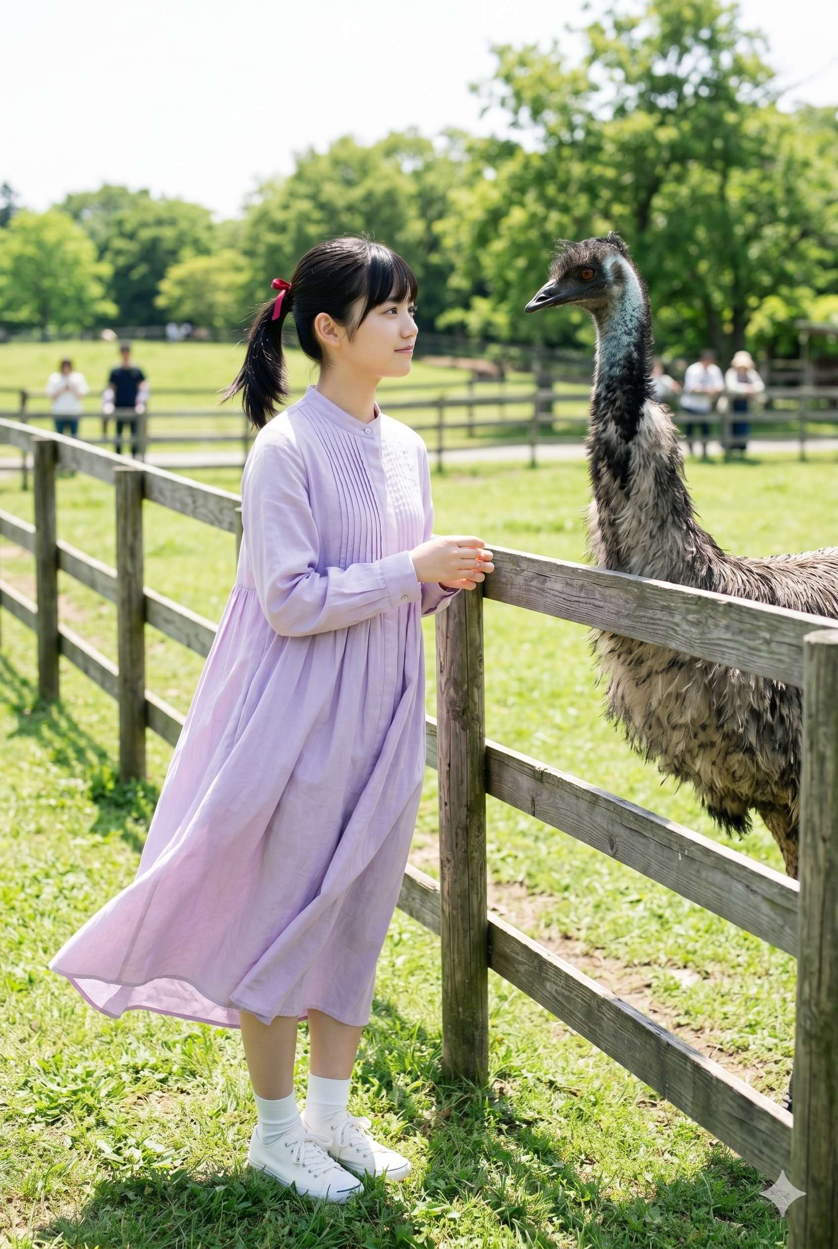 普通の美少女　ふれあい動物園・アミュー