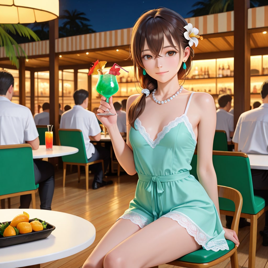 歩美 南国のリゾートで休暇中 (6)