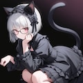 猫耳眼鏡少女 3枚目