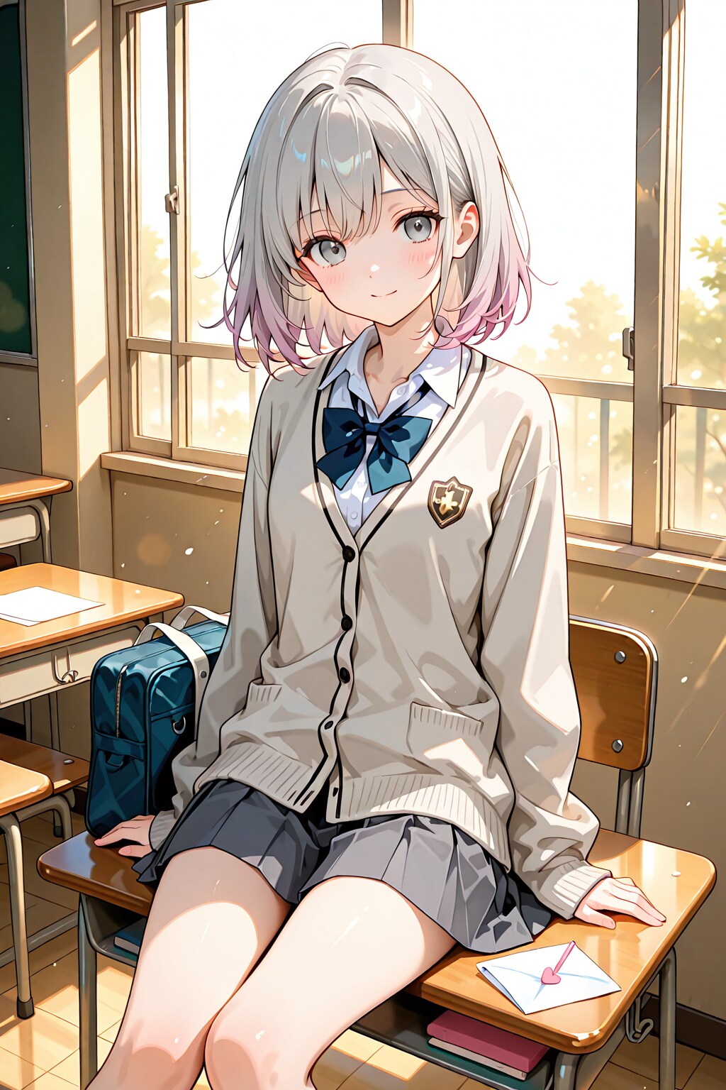 返事のない席