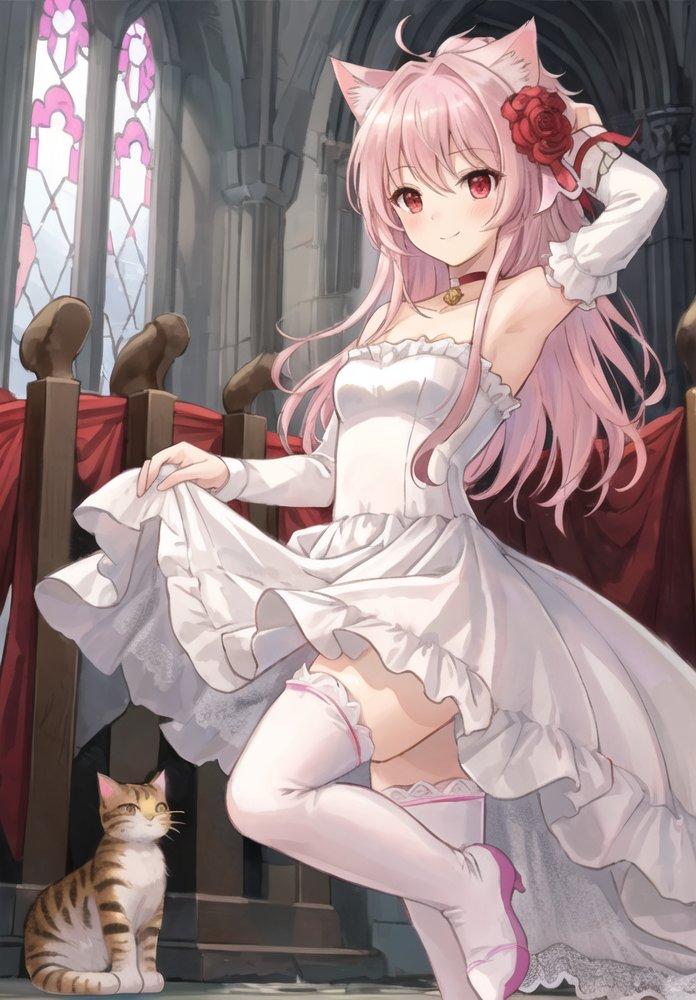 あやかちゃんのウェディングドレス