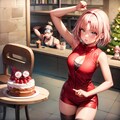 美少女くノ一さくらが織りなす妖艶なクリスマス忍者パーティー！忍術と魅力が交差する一夜 12枚目