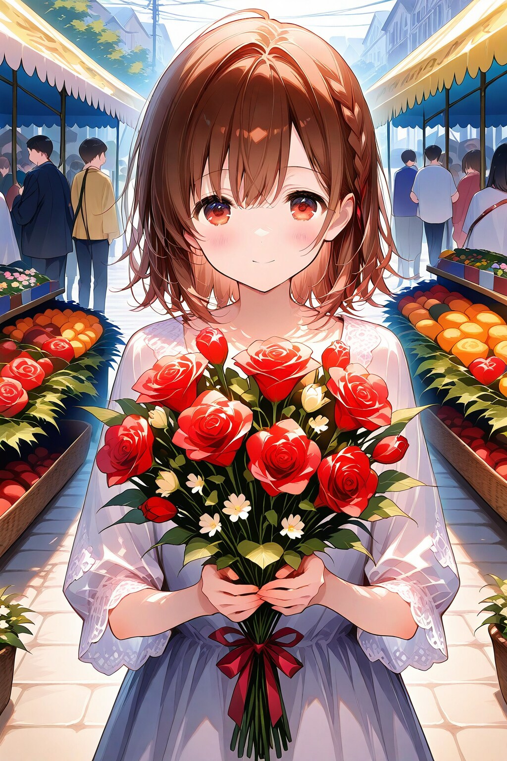 お花売り