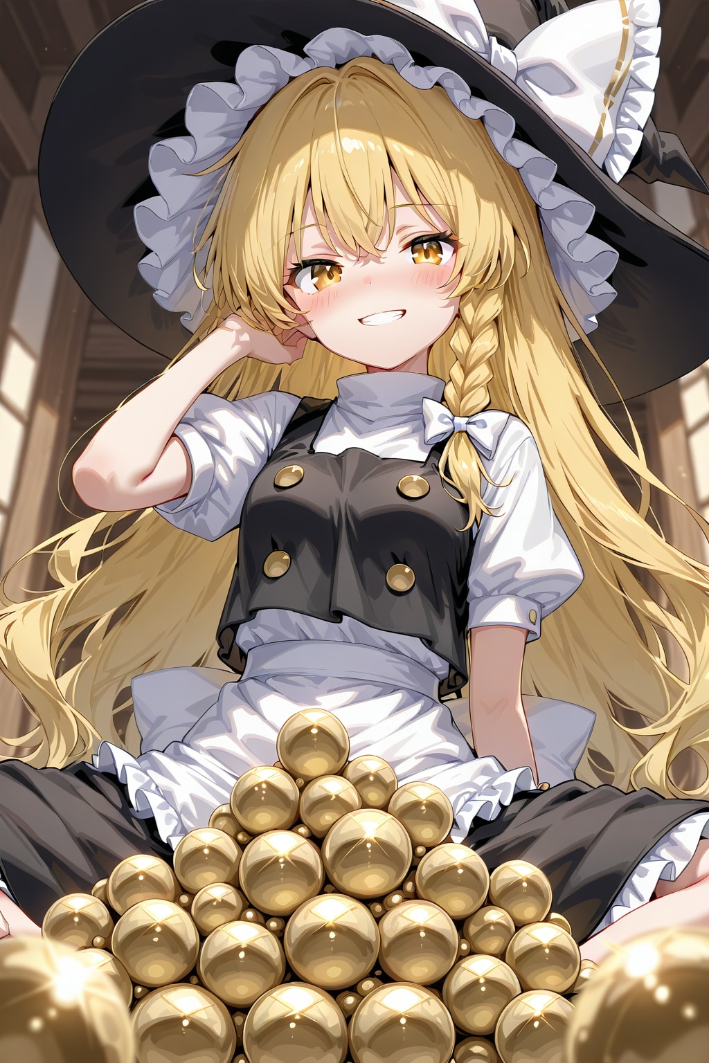 霧雨魔理沙と金の玉