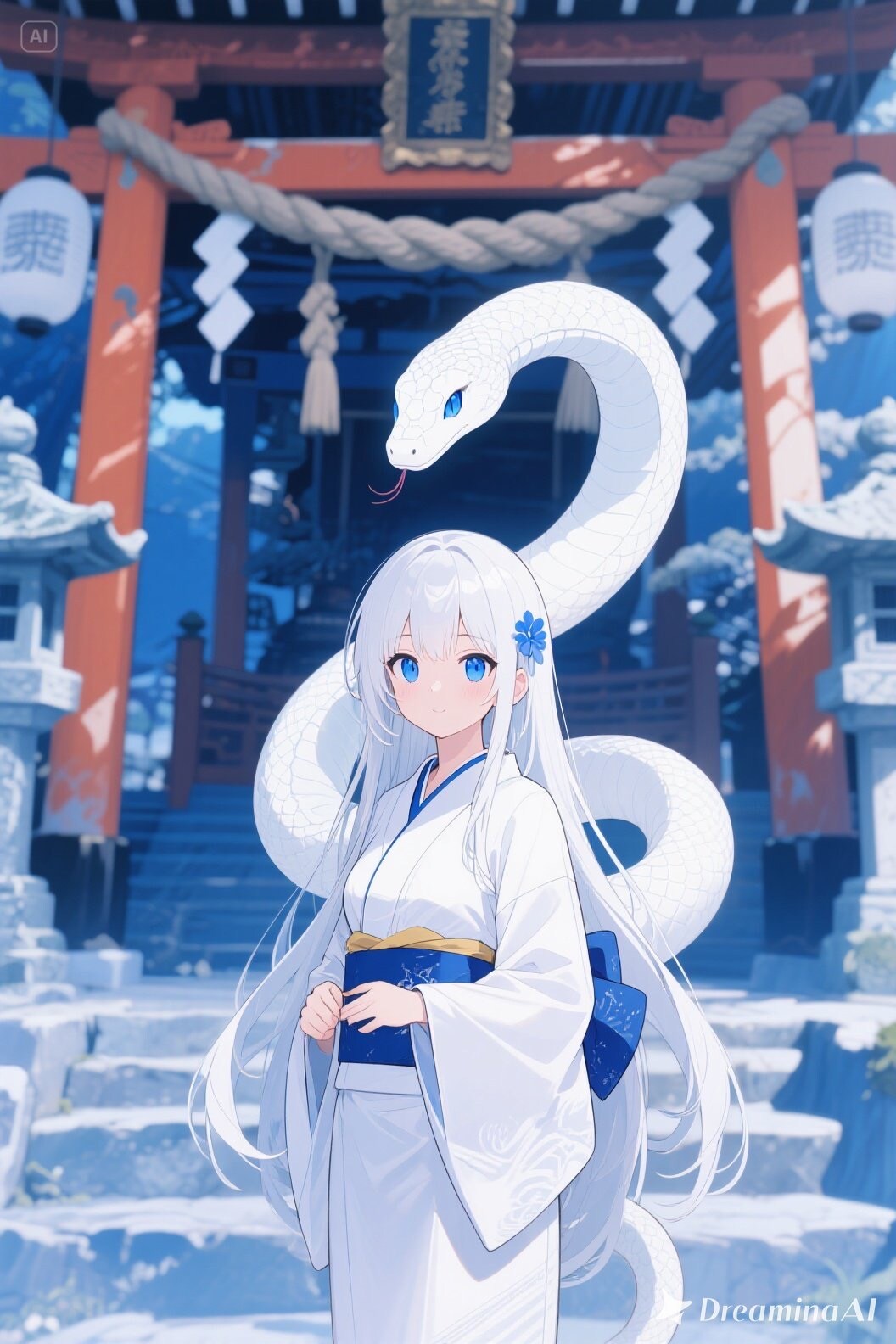 白蛇神社の御神体76 | の人気AIイラスト・グラビア