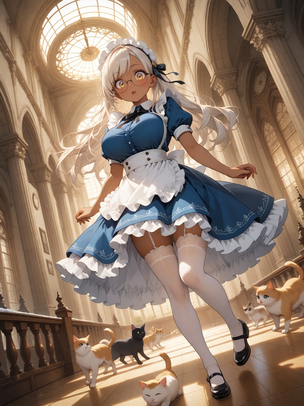 少し不思議の国のケイラ　　　　　　　　　　　　　　　　　　🦁 ケイラ・S・トルーマン 🦁 １８ | の人気AIイラスト・グラビア