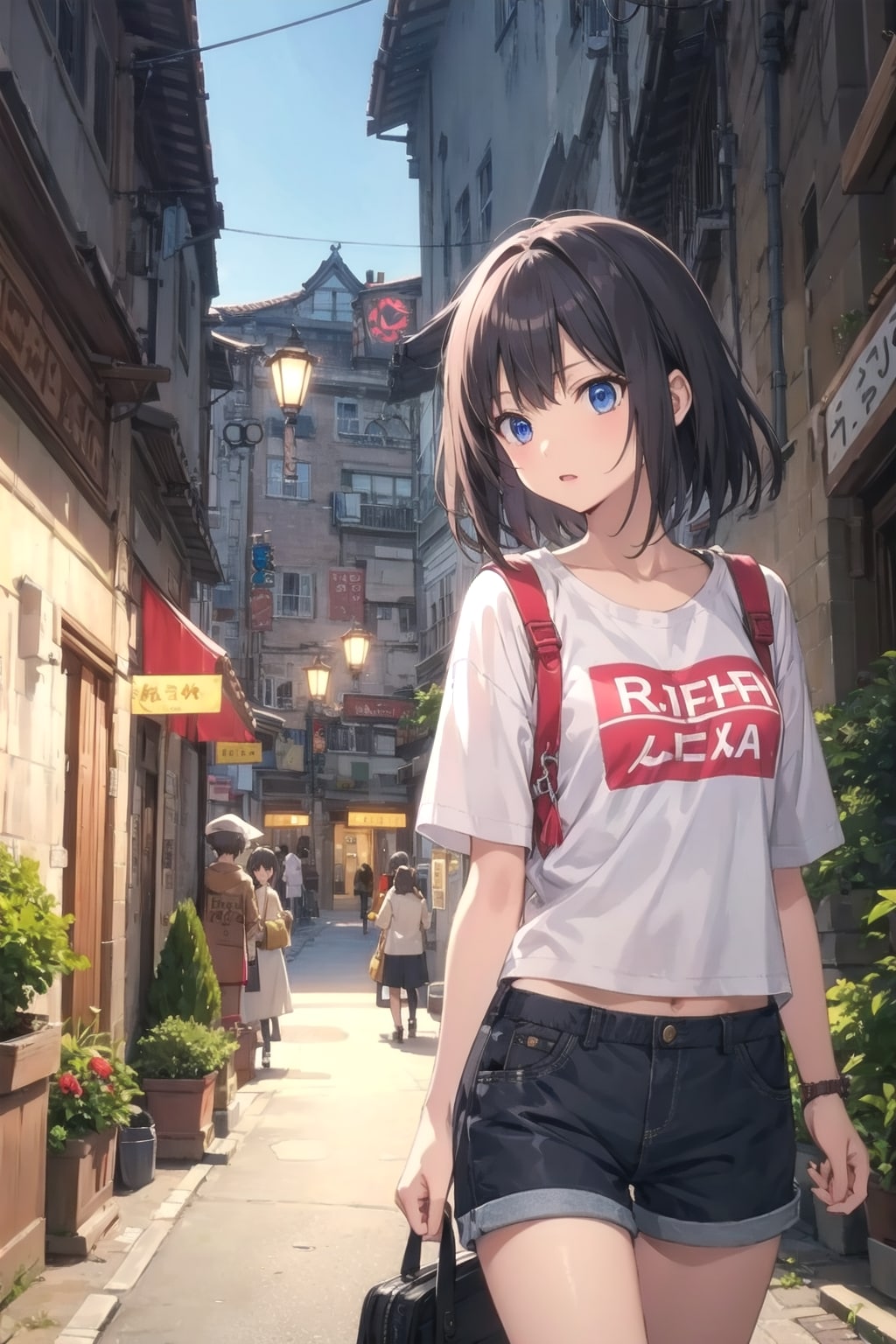 路地裏の女の子？