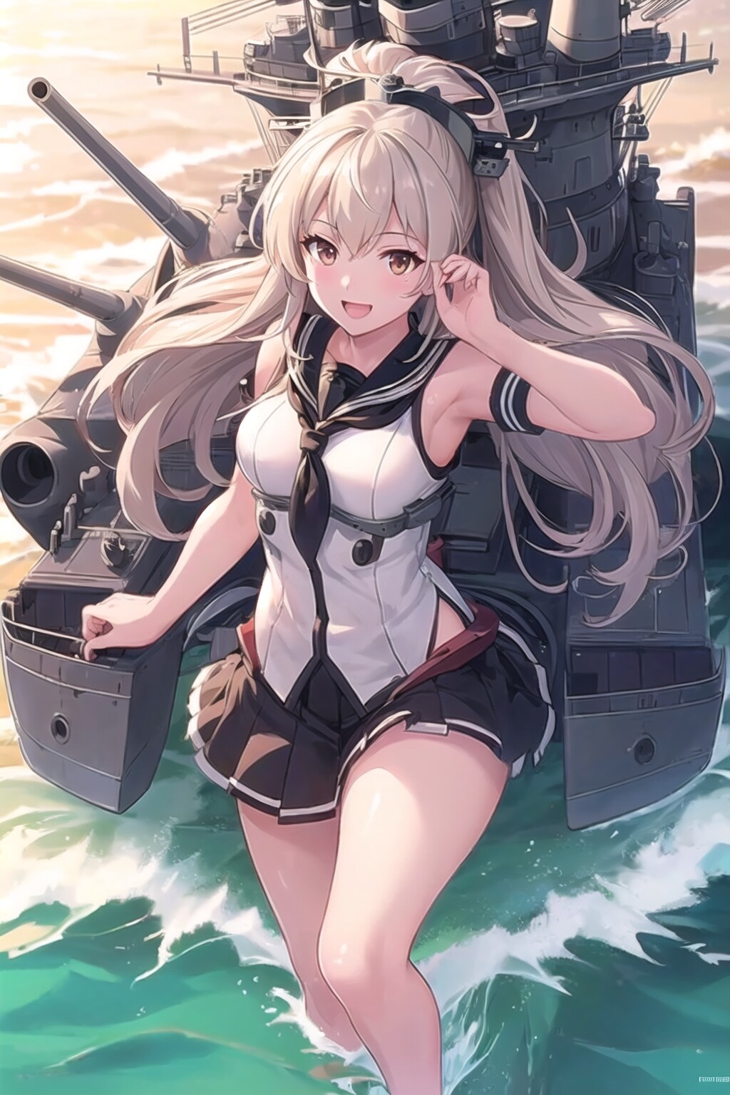砲撃よーいっ。
