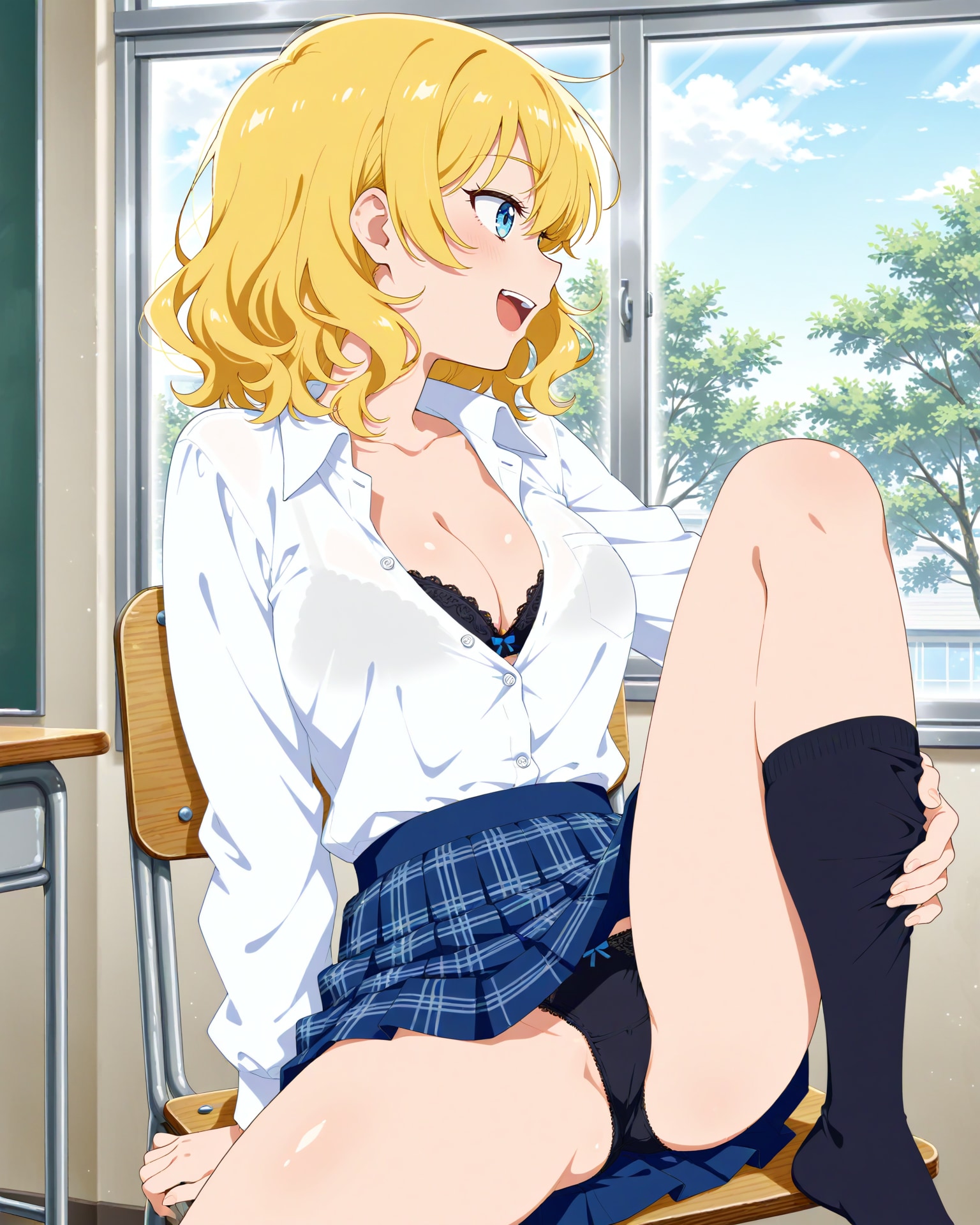 クラスの女子が話してるところ