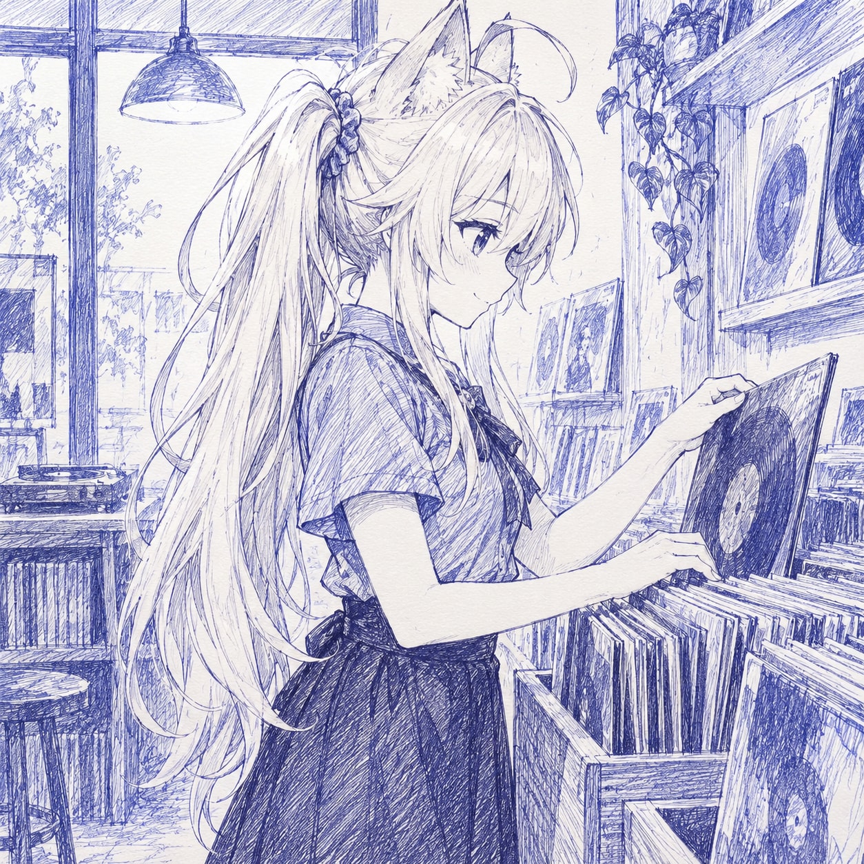 レコードとミラ | の人気AIイラスト・グラビア