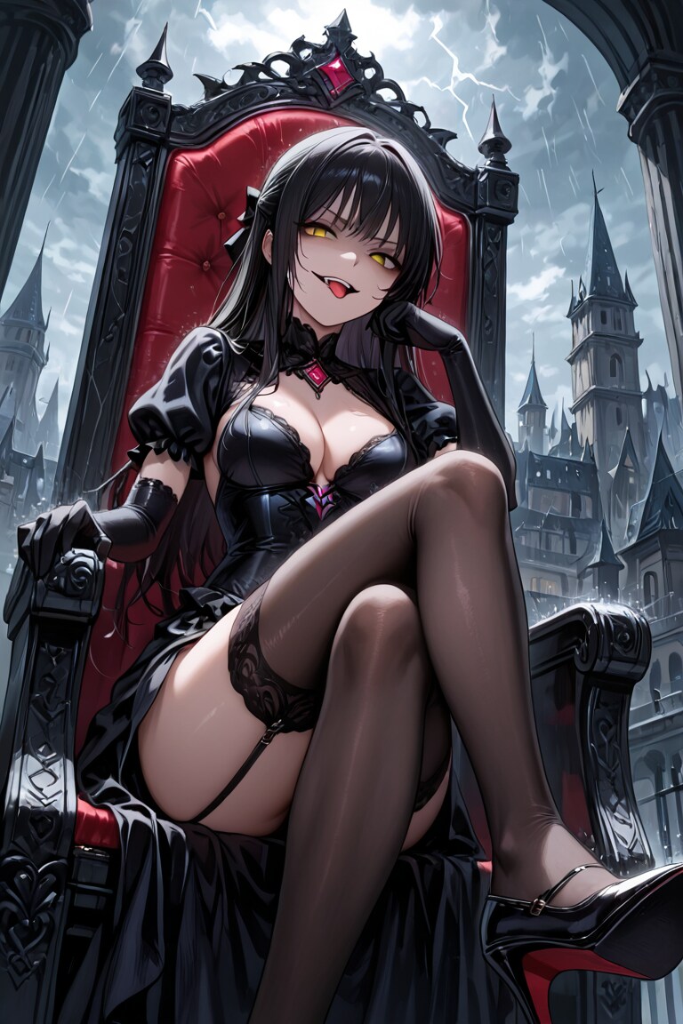 暗黒皇女に跪け